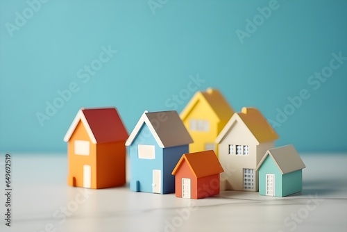 colorful miniature houses
