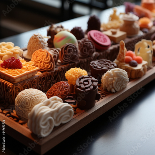 3D printed food bar inspired by dinara kasko, generative ai.