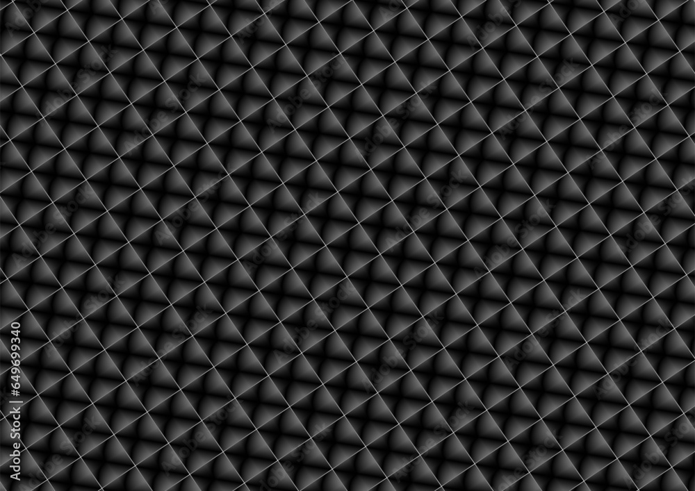 Abstract black background with parallel diagonal squares