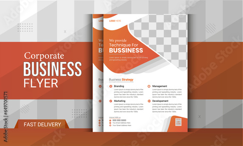 poster flyer pamphlet brochure, leaflet, company profile, digital marketing layout, booklet, case of study cover design space for photo background, vector illustration template in A4 size