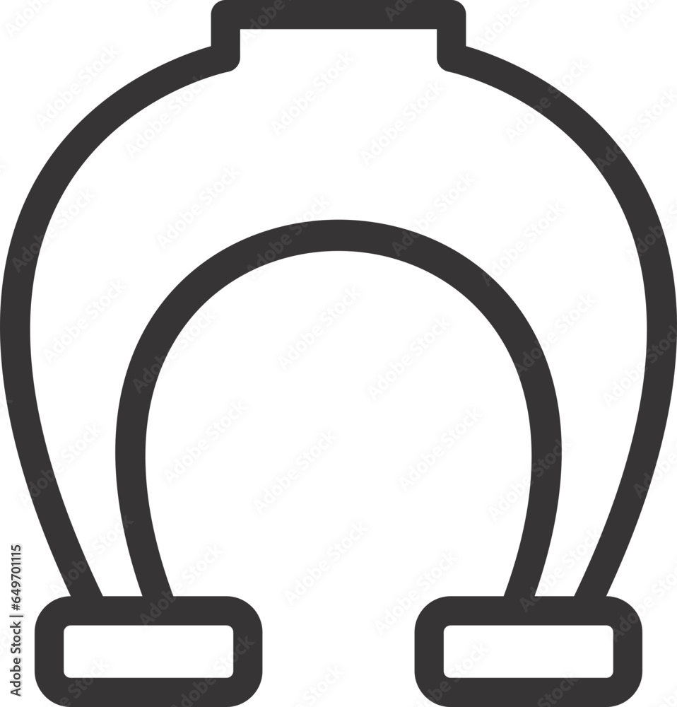 A horse's hoof sign A horse's hoof sign