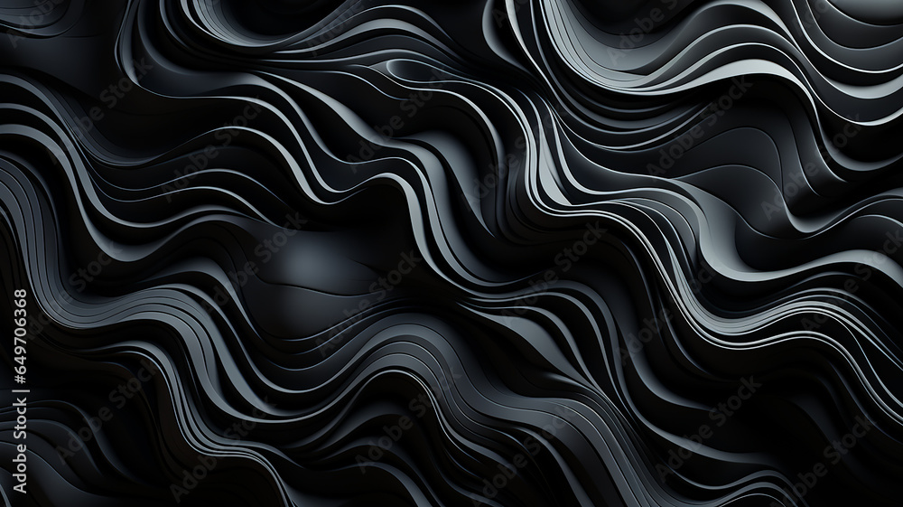 black monochrome pattern curves lines abstract background movement floral black monochrome pattern curves lines abstract background movement floral