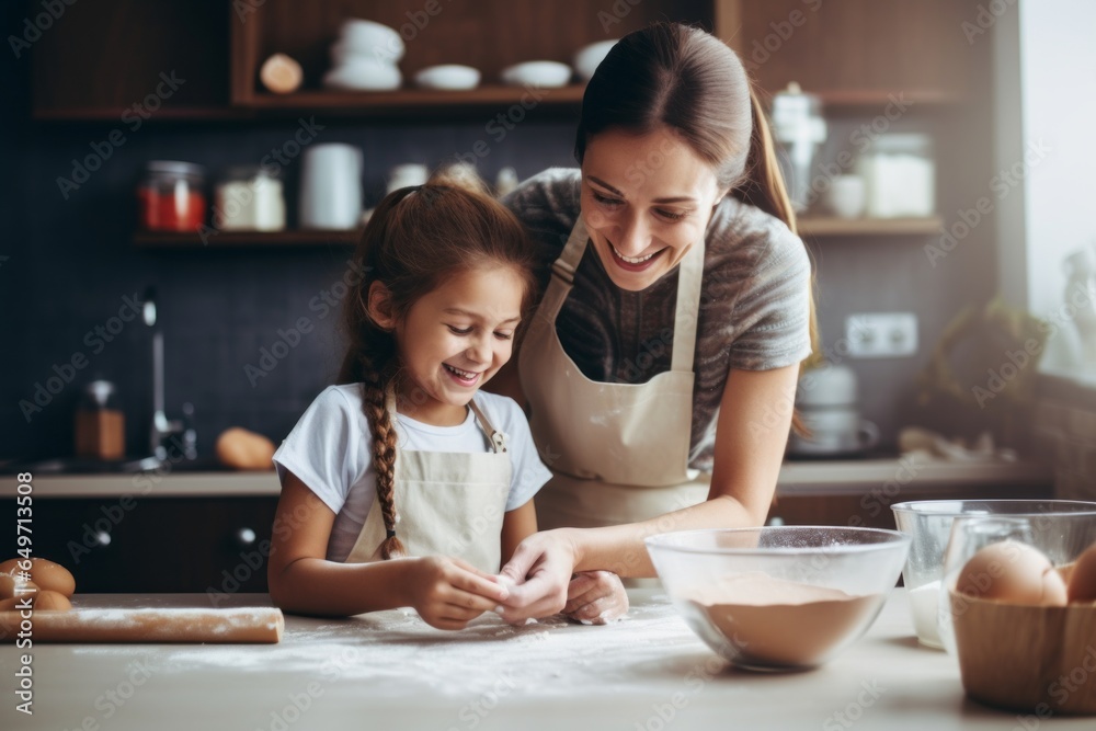 mom and child enjoy love relation cudding hobby moment in kitchen sunday morning at hime mother and daughter helping prepare breakfast for her mom in kitchen at home mom and child enjoy love relation cudding hobby moment in kitchen sunday morning at hime mother and daughter helping prepare breakfast for her mom in kitchen at home
