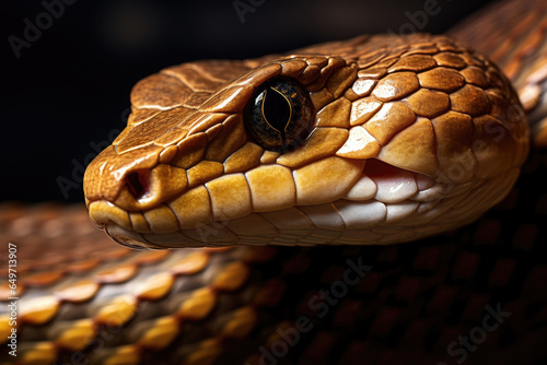 Cobra snake closeup