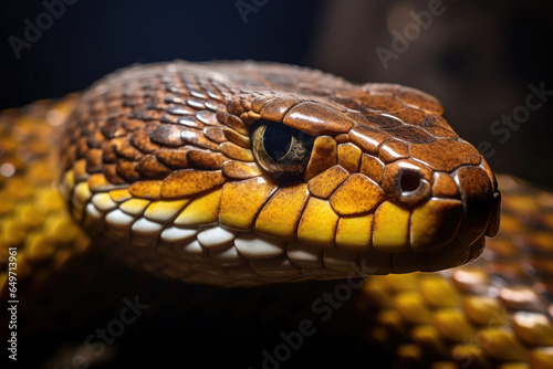 Cobra snake closeup © Veniamin Kraskov