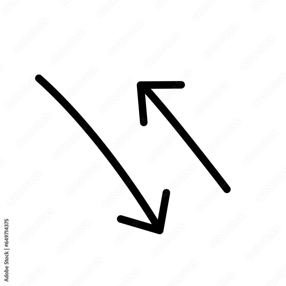 Hand drawn arrow sign Hand drawn arrow sign