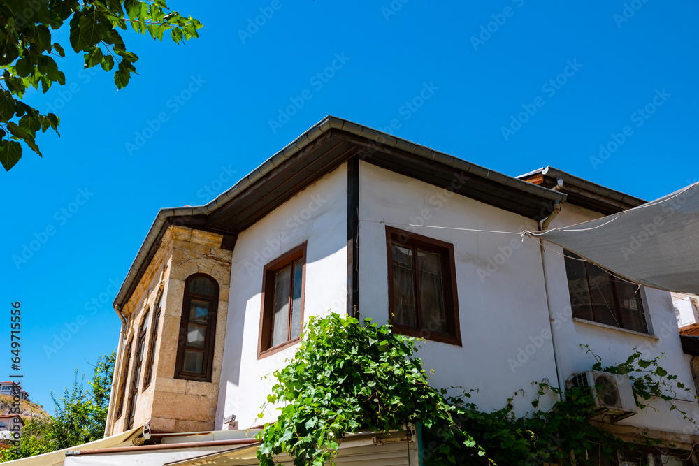 Traditional houses and buildings in Beypazari district of Ankara