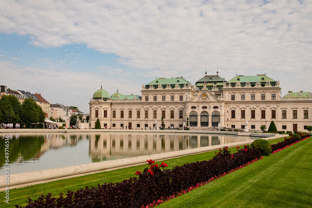 The Belvedere is a palace complex in Vienna in the Baroque style.
