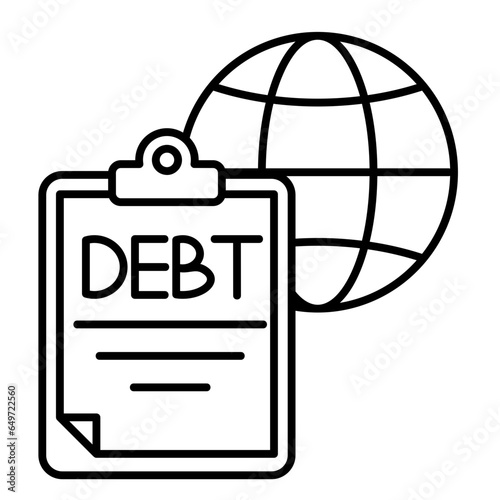 Debt Icon photo