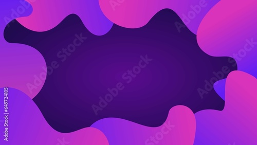 Liquid purple gradient color abstract background design. Fluid gradient composition