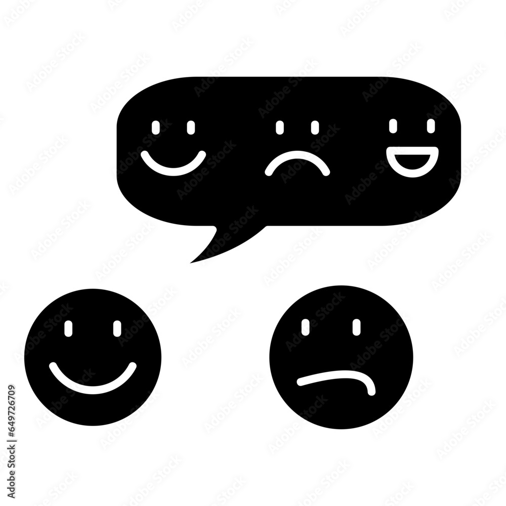 Fototapeta premium Emoticon Icon