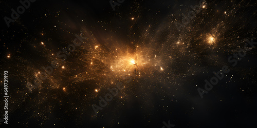Starry outer space background texture  Banner star field background . starry outer space background texture GENERATIVE AI