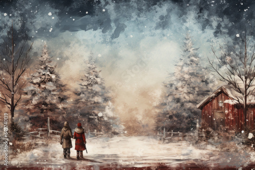 christmas, winter wallpaper