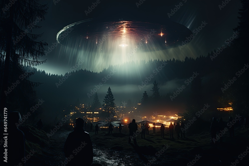 UFO Sighting: A mysterious unidentified flying object captured in the ...