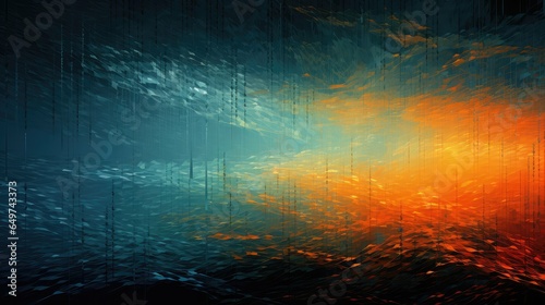 abstract digital distortion storm illustration texture design  light wave  dynamic technology abstract digital distortion storm