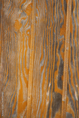 yellow colored coating on wood