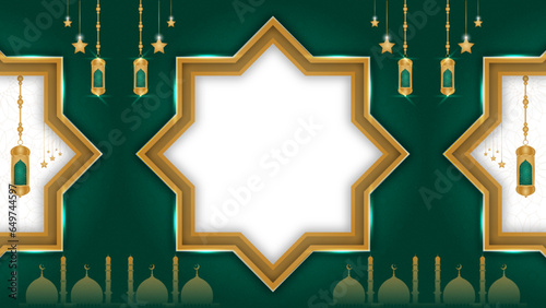 Arabesque ramadan ramazan with ramadhan lantern ornamental islamic background eid mubarak