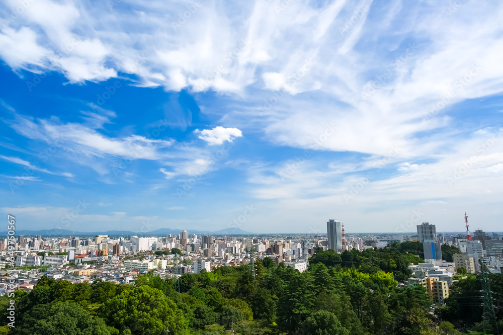栃木県宇都宮市 宇都宮タワーから見る宇都宮市の街並み 栃木県宇都宮市 宇都宮タワーから見る宇都宮市の街並み