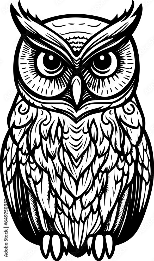 Obraz premium owl cartoon