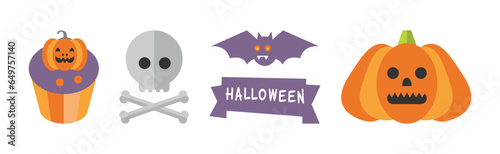 Wallpaper Mural Halloween Holiday Creepy and Scary Object Vector Set Torontodigital.ca