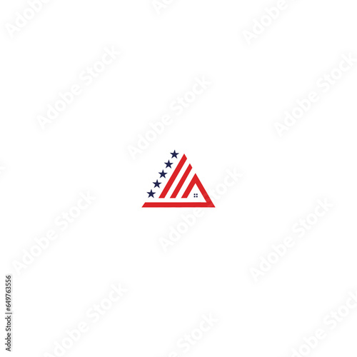 Triangle America Home Logo Design