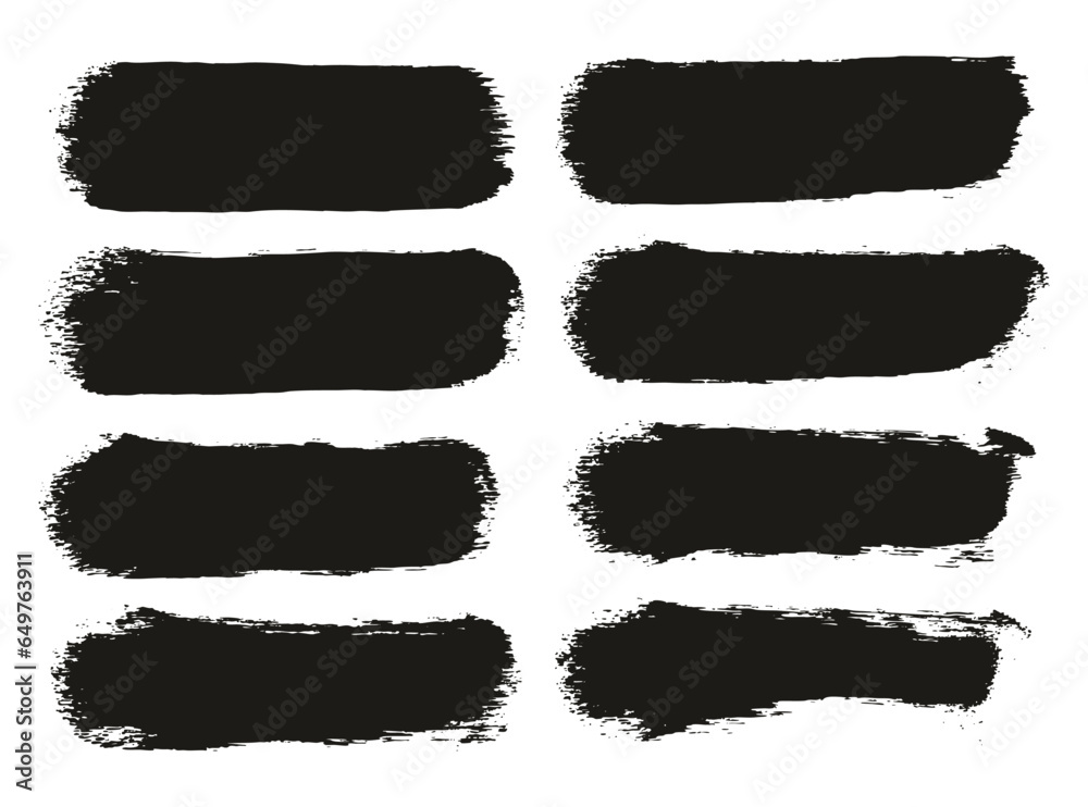 Round Sponge Thick Artist Brush Straight Lines High Detail Abstract Vector Background Set Round Sponge Thick Artist Brush Straight Lines High Detail Abstract Vector Background Set