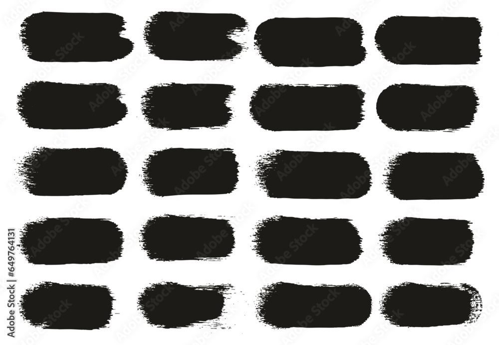 Round Sponge Thick Artist Brush Straight Lines High Detail Abstract Vector Background Set Round Sponge Thick Artist Brush Straight Lines High Detail Abstract Vector Background Set
