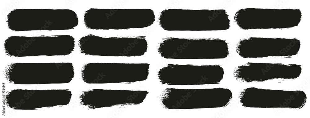 Round Sponge Thick Artist Brush Straight Lines High Detail Abstract Vector Background Set Round Sponge Thick Artist Brush Straight Lines High Detail Abstract Vector Background Set