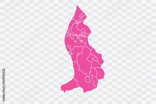 Liechtenstein Map Fuscia Color Background quality files png