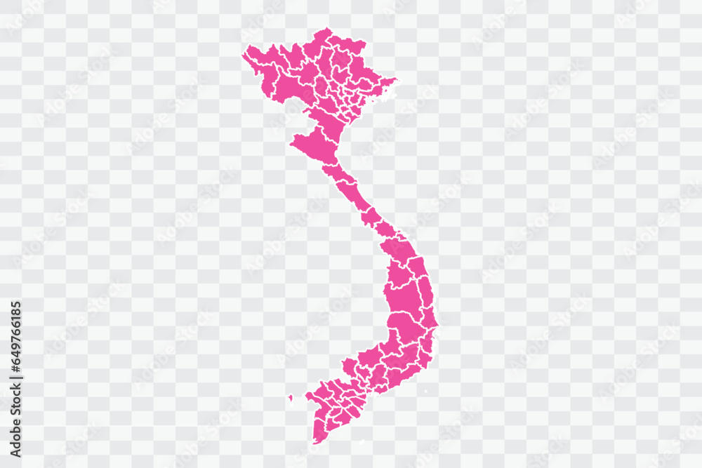 Vietnam Map Fuscia Color Background quality files png Vietnam Map Fuscia Color Background quality files png