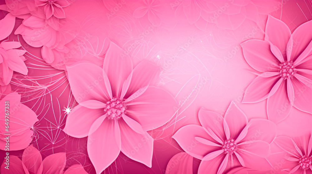 Pink Wallpaper Background Image | Generative AI