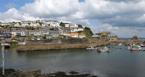 Mevagissey, the fishing port, Corwall, England, UK photo