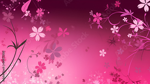Pink Wallpaper Background Image   Generative AI