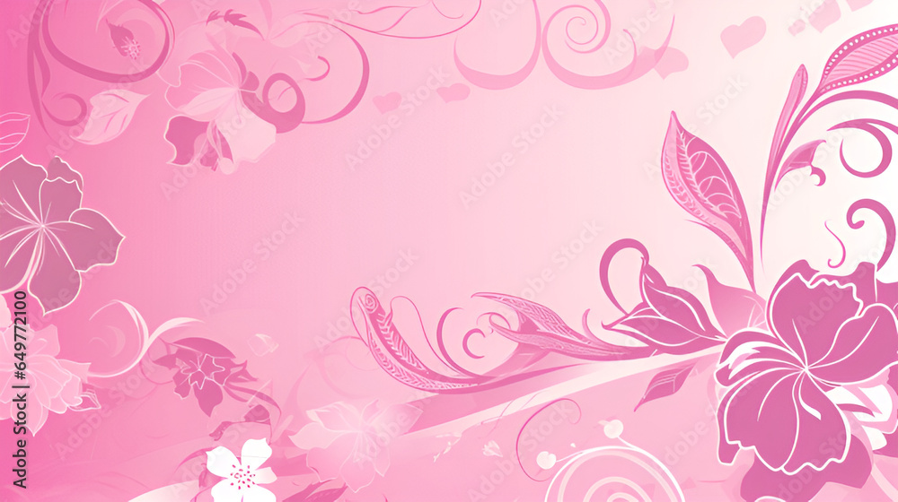 Pink Wallpaper Background Image | Generative AI