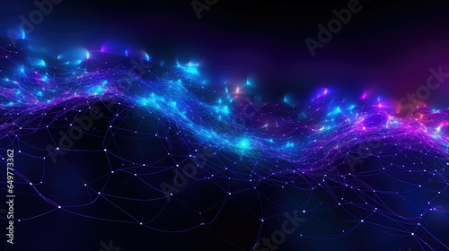 technology neural network matrix illustration abstract internet, connection mesh, flow tech technology neural network matrix