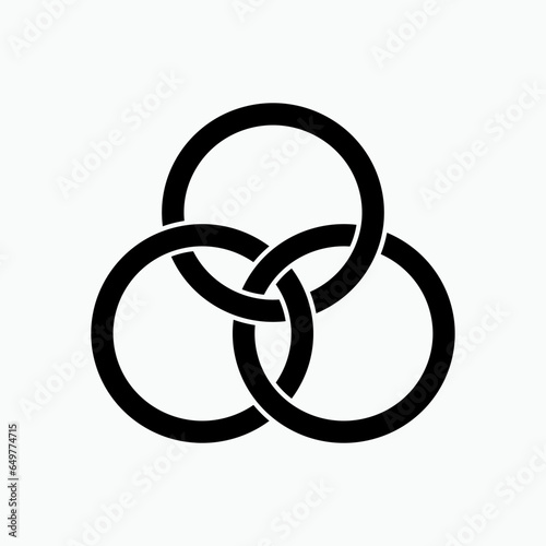 Coalition, Relationship Icon. Merge, Partner. Association Symbol - Vector Logo Template.