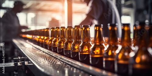 Modern manufacture of craft beer, the art of brewing and innovation in every bottle.