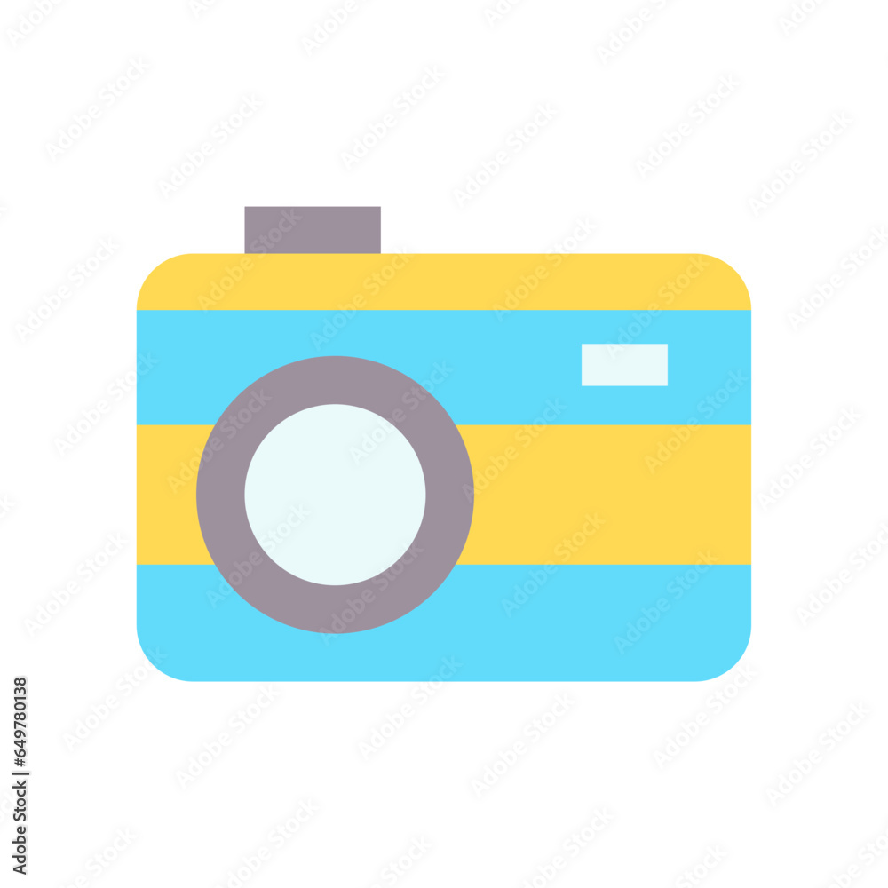 icon camera pocket, editable file icon camera pocket, editable file