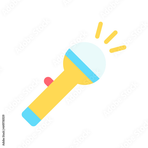icon flashlight, editable file