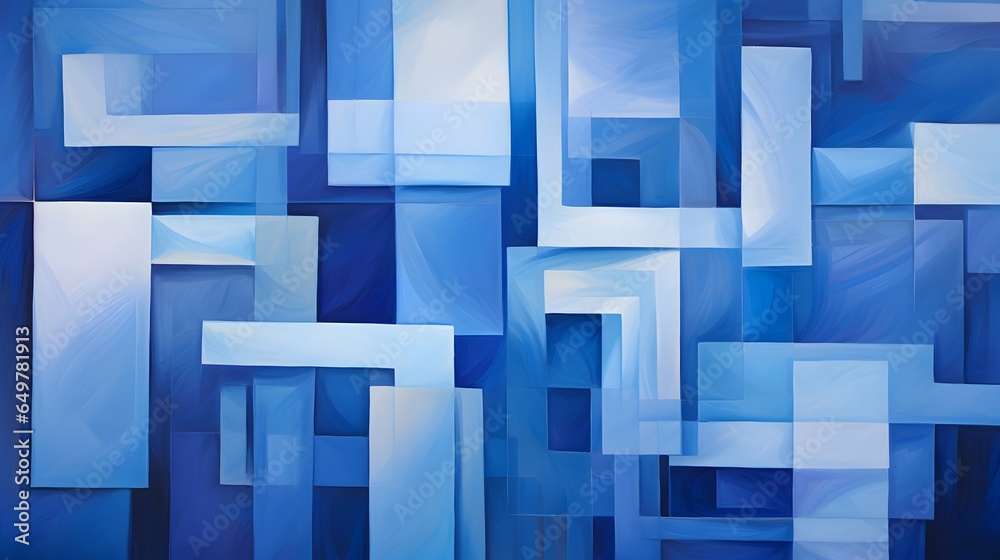 Fototapeta premium Abstract Blue background design, wallpaper art