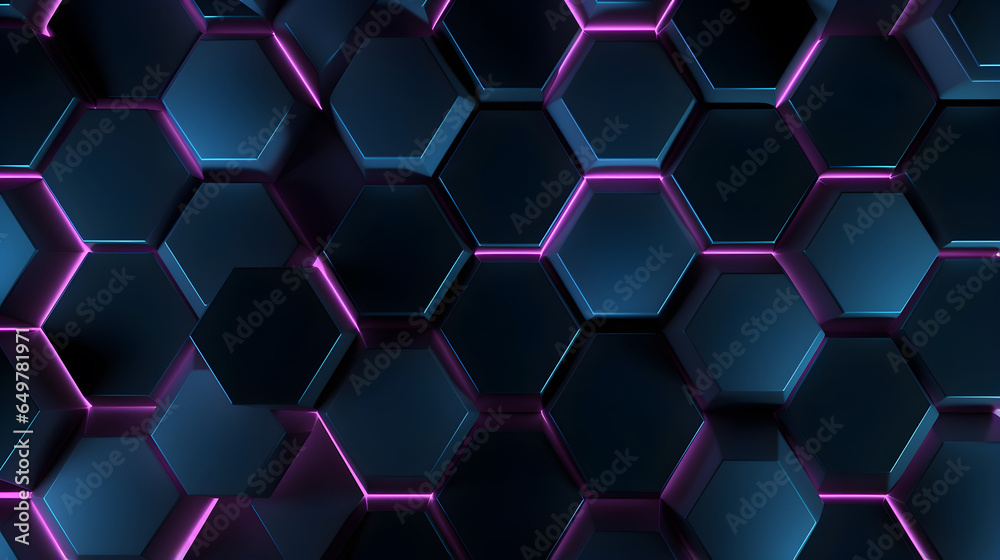 Abstract technological hexagons background. Abstract technological hexagons background.
