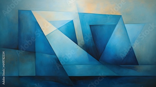 Abstract Blue background design, wallpaper art