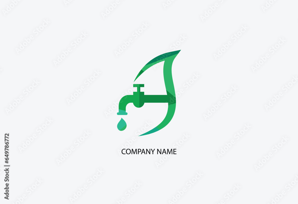 low poly Plumbing Line Icons vector illustrator