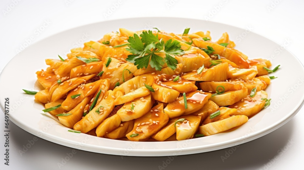 Stir-fried Bamboo Shoot with eggs Stir-fried Bamboo Shoot with eggs