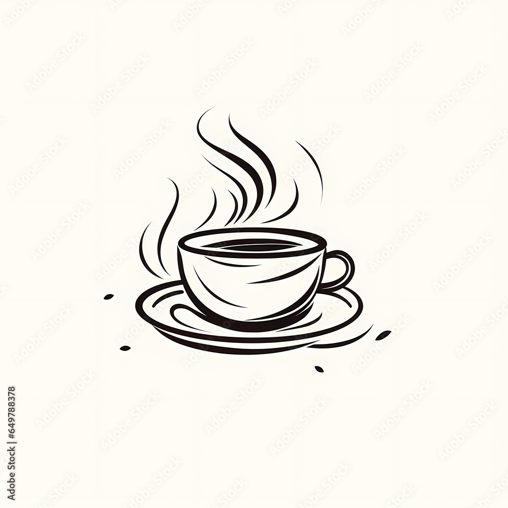 Cup Of Coffee On A Saucer Cup Of Coffee On A Saucer