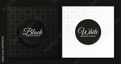 black and white pattern background