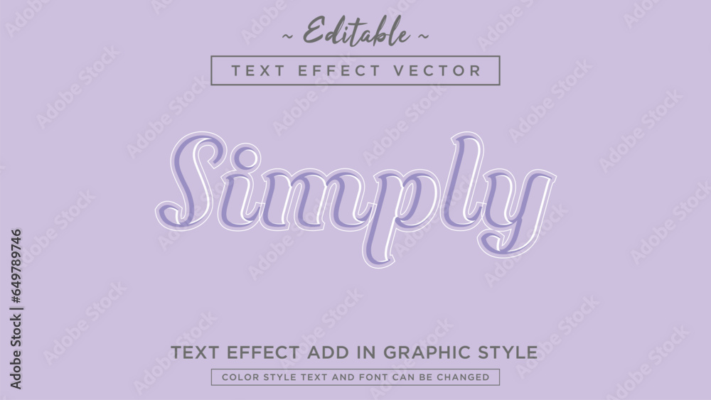 Simply cool and amazing text style effect 
