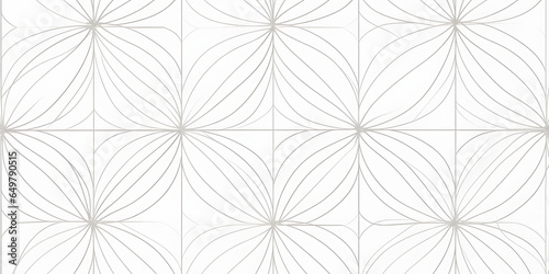 minimalist design of thin grey lines on a white backgroun one generative AI