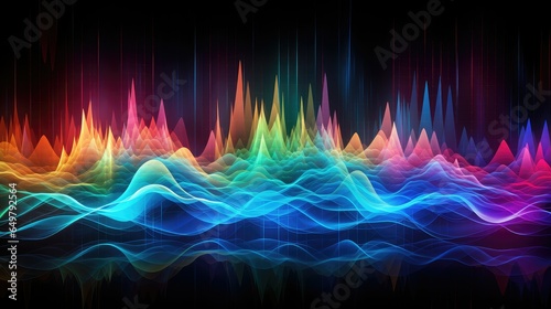 background vibrant sonic patterns illustration wave pulse, design science, technology audio background vibrant sonic patterns