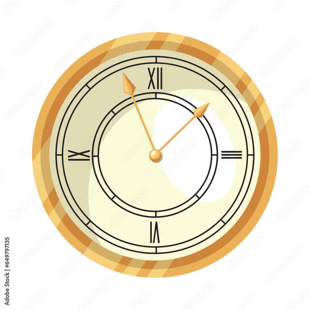 Fototapeta premium golden watch icon